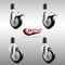 Service Caster 4 Inch 316SS Black Poly Swivel 1-1/2 Inch Expanding Stem Caster Lock Brake, 2PK SS316TTLEX20S414-PPUB-BLK-2-S-2-112 - alternate 4